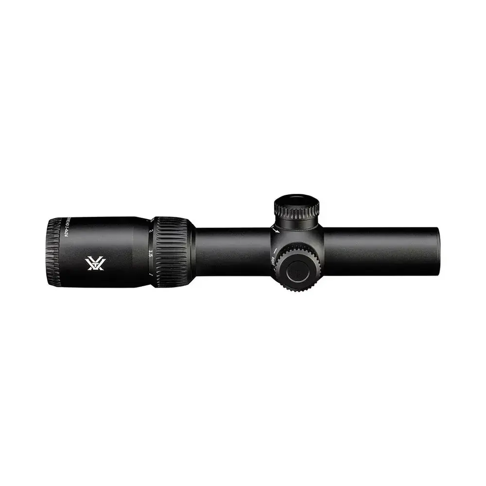 Vortex Optics Crossfire HD 1-4x24 Richtkijker, Verlicht Dead-Hold 2A BDC Dradenkruis (MOA)