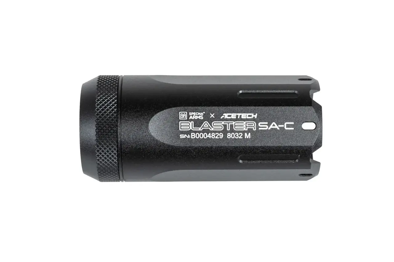 Specna Arms Tracer x AceTech Blaster SA-C Silencer Black Specna Arms Tracer x AceTech Blaster SA-C Silencer Black