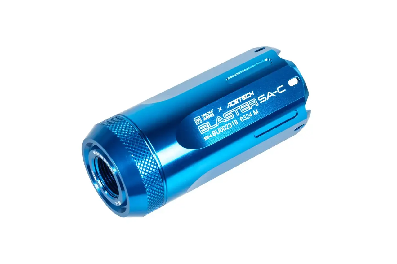 Specna Arms Tracer x AceTech Blaster SA-C Blue Silencer Specna Arms Tracer x AceTech Blaster SA-C Blue Silencer