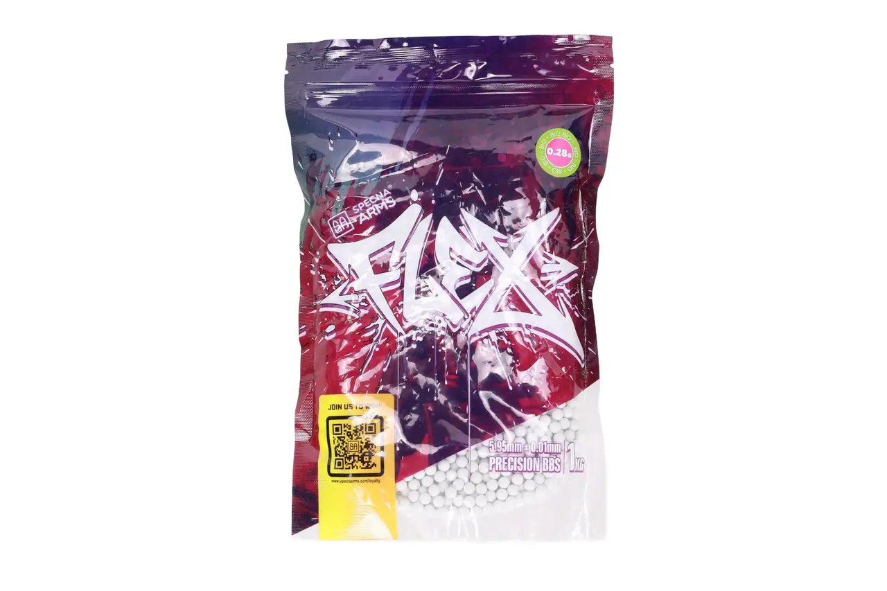 Specna Arms FLEX Precision BBs 0.28g BIO 1kg Specna Arms FLEX Precision BBs 0.28g BIO 1kg