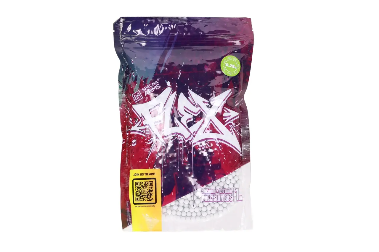 Specna Arms FLEX Precision BBs 0.25g BIO 1kg Specna Arms FLEX Precision BBs 0.25g BIO 1kg