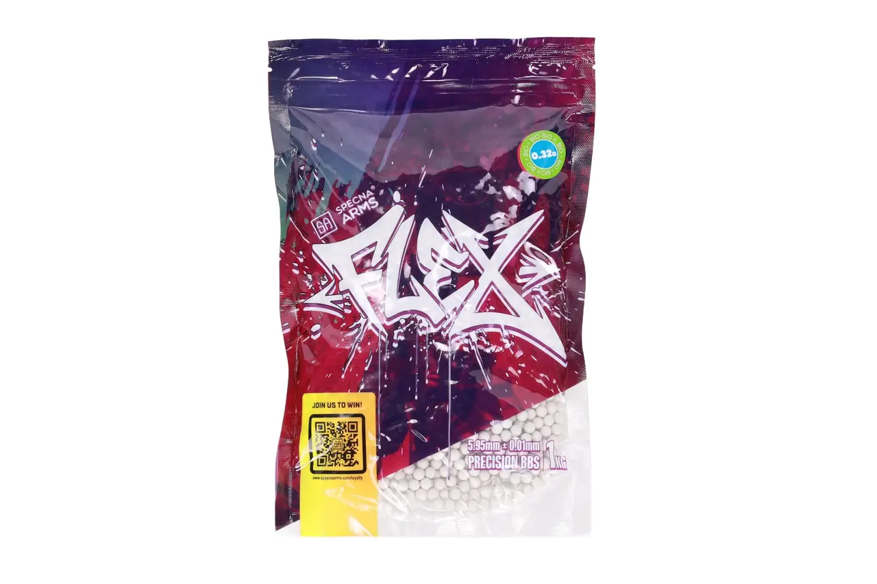 Specna Arms FLEX Precision BBs 0.32g BIO 1kg Specna Arms FLEX Precision BBs 0.32g BIO 1kg