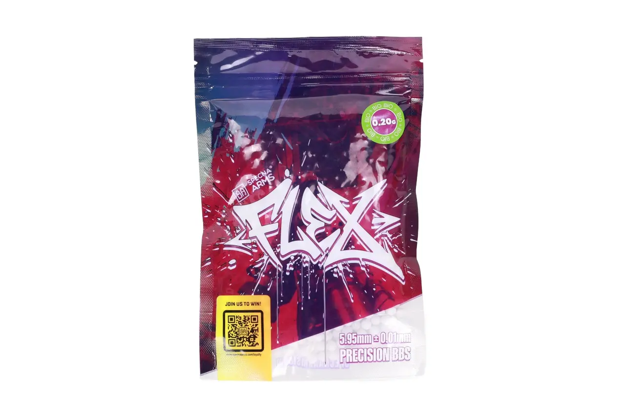 Specna Arms FLEX Precision BBs 0.20g BIO 1000 pcs. Specna Arms FLEX Precision BBs 0.20g BIO 1000 pcs.