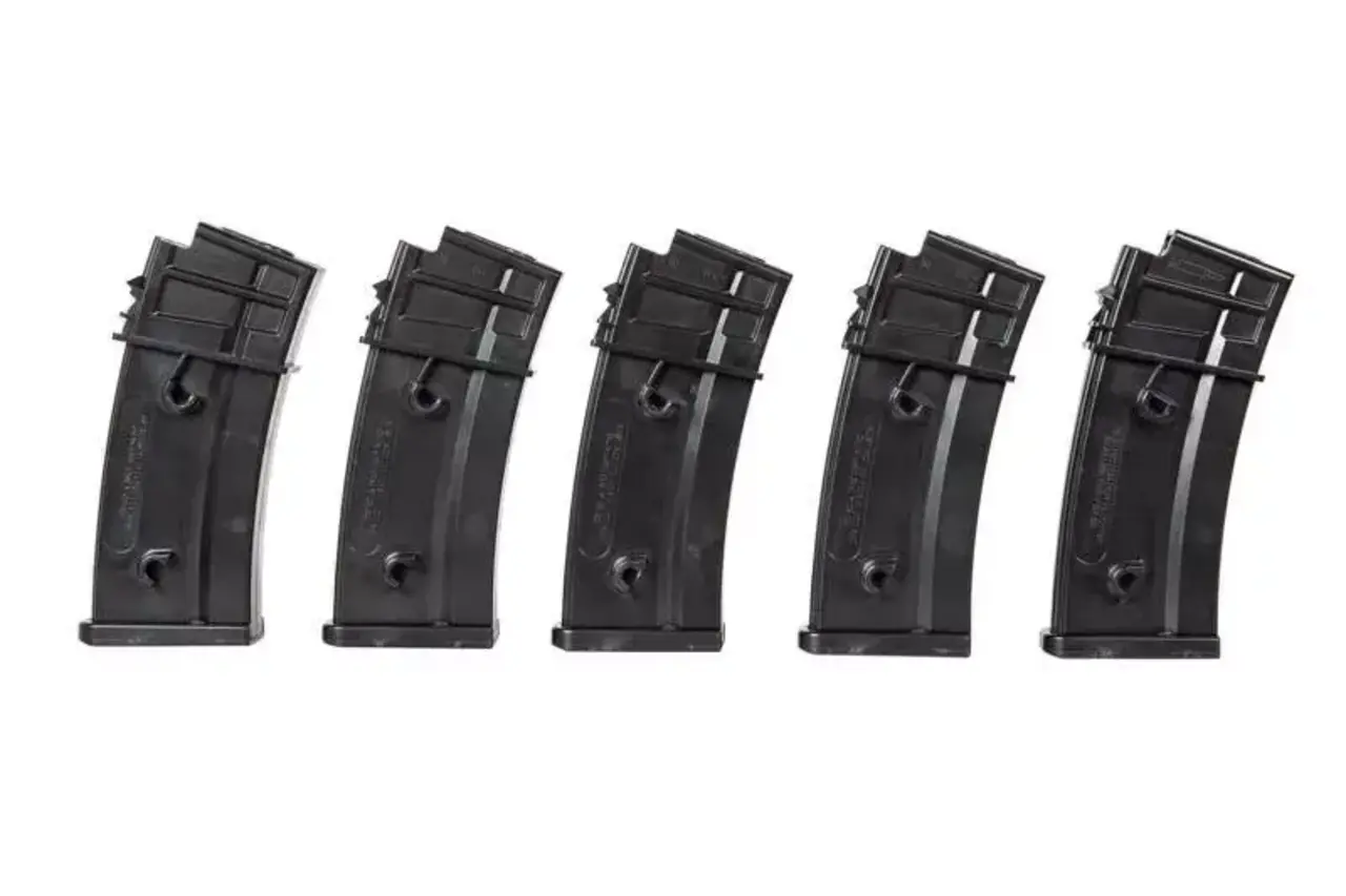 Specna Arms Set of 5 Mid-Cap 120 BB Magazines for G36 Specna Arms Set of 5 Mid-Cap 120 BB Magazines for G36