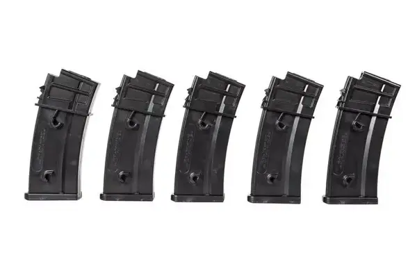 Specna Arms Set of 5 Mid-Cap 120 BB Magazines for G36 Specna Arms Set of 5 Mid-Cap 120 BB Magazines for G36