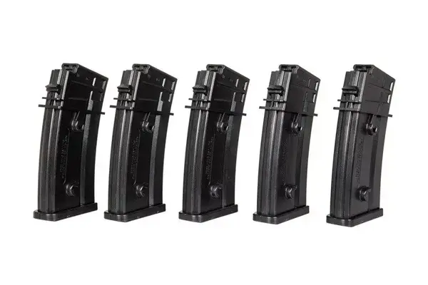 Specna Arms Set of 5 Mid-Cap 120 BB Magazines for G36 Specna Arms Set of 5 Mid-Cap 120 BB Magazines for G36