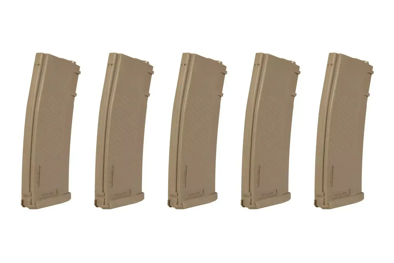 Specna Arms Set of 5 S-Mag Mid-Cap magazines for 125 BBs Dark Earth Specna Arms Set of 5 S-Mag Mid-Cap magazines for 125 BBs Dark Earth