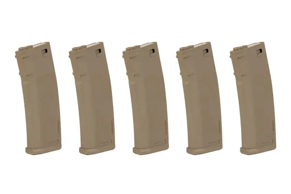Specna Arms Set of 5 S-Mag Mid-Cap magazines for 125 BBs Dark Earth Specna Arms Set of 5 S-Mag Mid-Cap magazines for 125 BBs Dark Earth