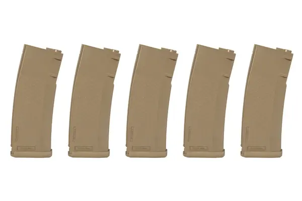 Specna Arms Set of 5 S-Mag Mid-Cap magazines for 125 BBs Dark Earth Specna Arms Set of 5 S-Mag Mid-Cap magazines for 125 BBs Dark Earth