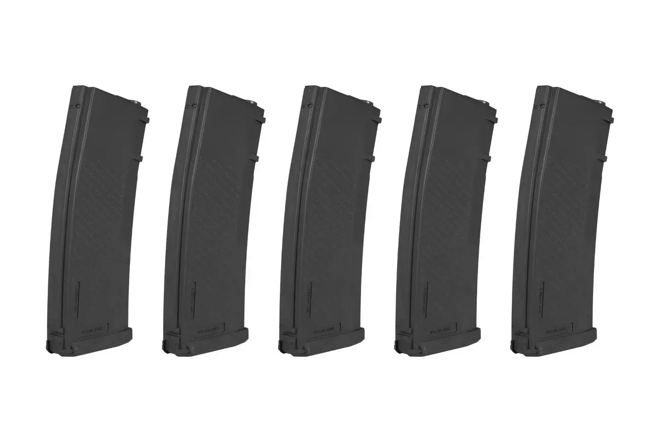 Specna Arms Set of 5 S-Mag Hi-Cap magazines for 380 rds Black Specna Arms Set of 5 S-Mag Hi-Cap magazines for 380 rds Black