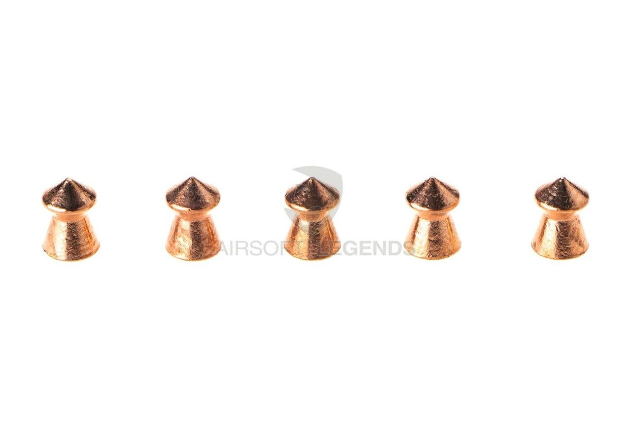 Walther 4.5mm Pointed Waisted Copper Pellets 0.48g 5x500rds Walther 4.5mm Pointed Waisted Copper Pellets 0.48g 5x500rds