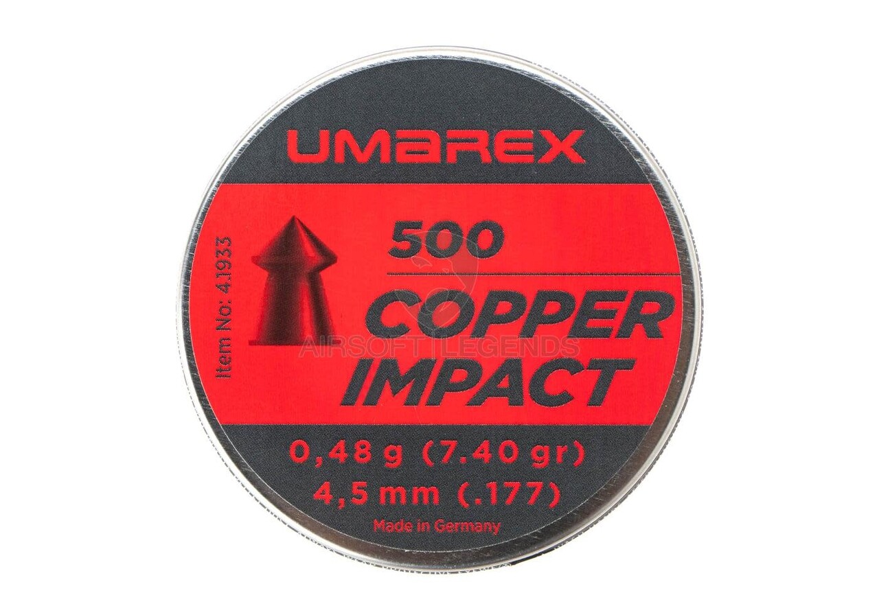 Walther 4.5mm Pointed Waisted Copper Pellets 0.48g 5x500rds Walther 4.5mm Pointed Waisted Copper Pellets 0.48g 5x500rds