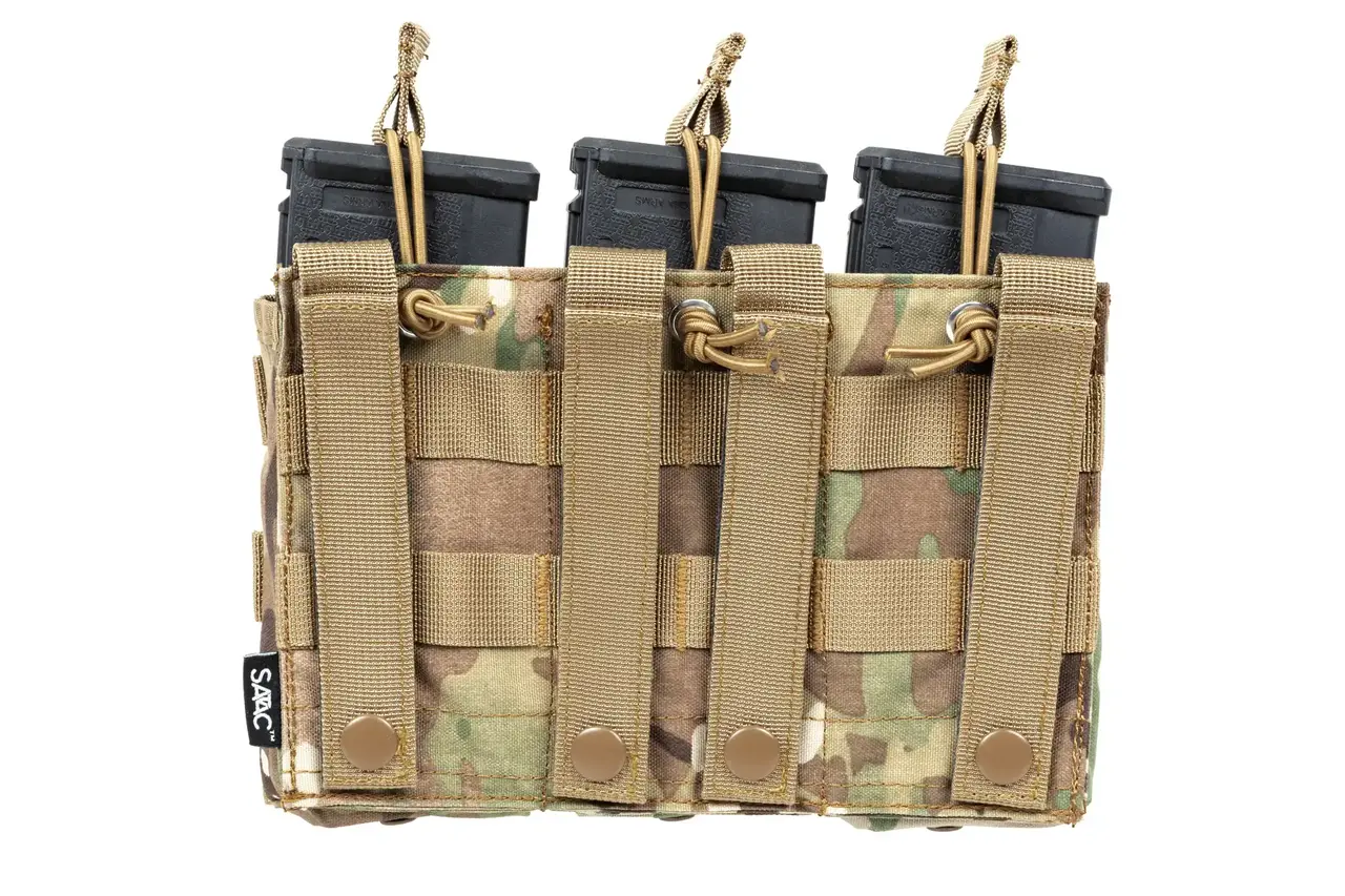 Specna Arms Triple open magazines Pouches for M4/M16 Multicam Specna Arms Triple open magazines Pouches for M4/M16 Multicam