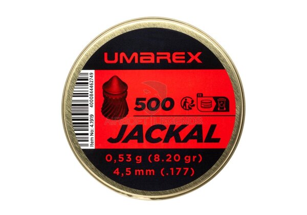 Umarex 4.5mm Jackal Pointed Pellets 0.53g 500rds Umarex 4.5mm Jackal Pointed Pellets 0.53g 500rds