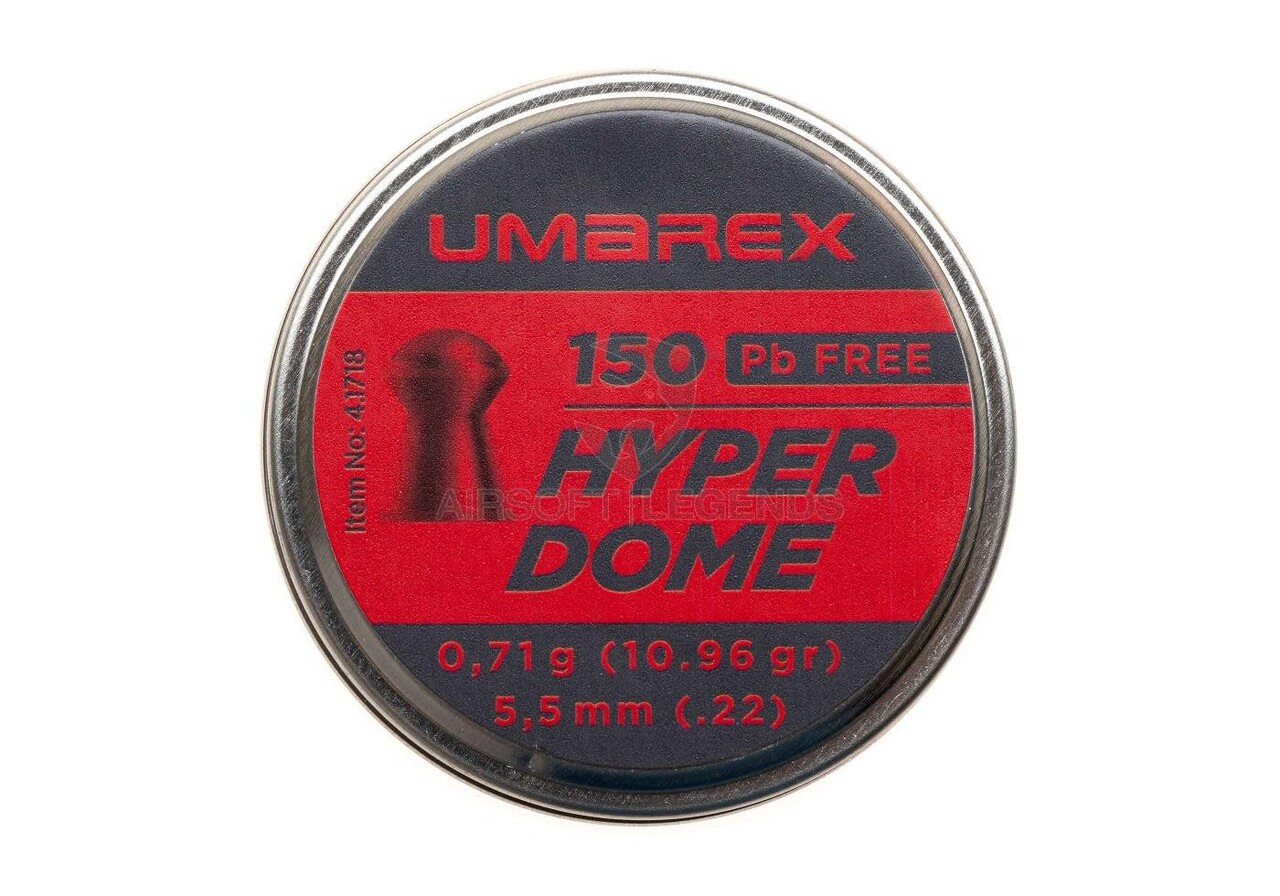 Walther Hyperdome 5.5 mm Domed Pellets 0.71g 150rds Walther Hyperdome 5.5 mm Domed Pellets 0.71g 150rds