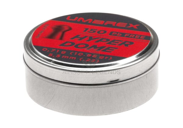 Walther Hyperdome 5.5 mm Domed Pellets 0.71g 150rds Walther Hyperdome 5.5 mm Domed Pellets 0.71g 150rds