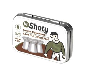 Walther Mr. Shoty Flathead 5.5 mm Pellets 1g 225rds