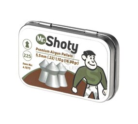 Walther Mr. Shoty Pointed 5.5 mm Pointed Pellets 1.1g 225rds