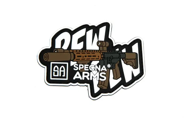 Specna Arms Pew Pew Patch Black and White Specna Arms Pew Pew Patch Black and White