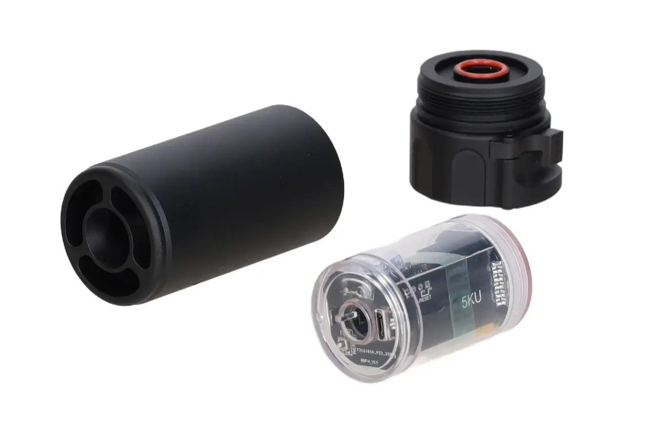 5KU WDN Style + Tracer Insert Spitfire BBP-217 Exhaust Device Black 5KU WDN Style + Tracer Insert Spitfire BBP-217 Exhaust Device Black