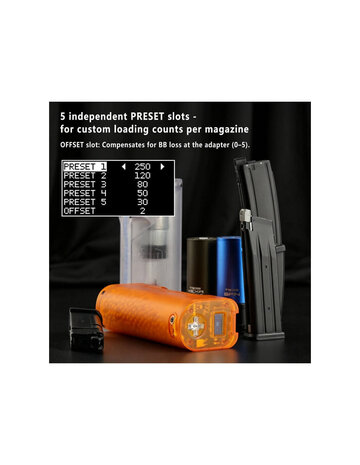 T238 Electric Speedloader Lite Edition 1100rds Black