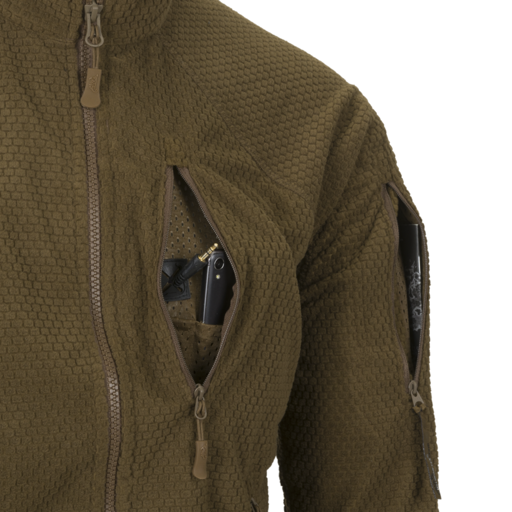 Helikon-Tex ALPHA TACTICAL Jacket Grid Fleece OD Green