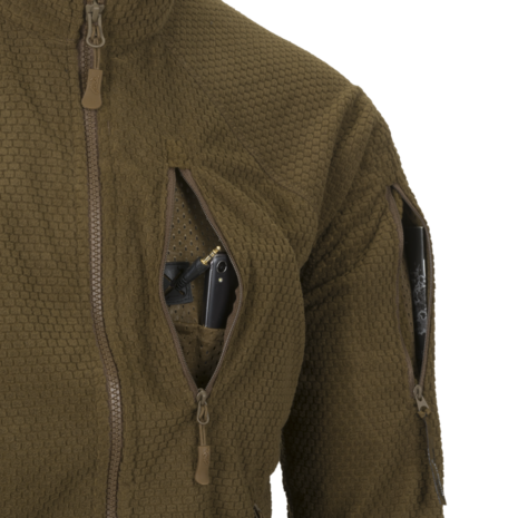Helikon-Tex ALPHA TACTICAL Jacket Grid Fleece OD Green