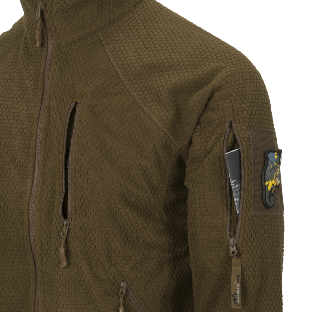 Helikon-Tex ALPHA TACTICAL Jacket Grid Fleece OD Green
