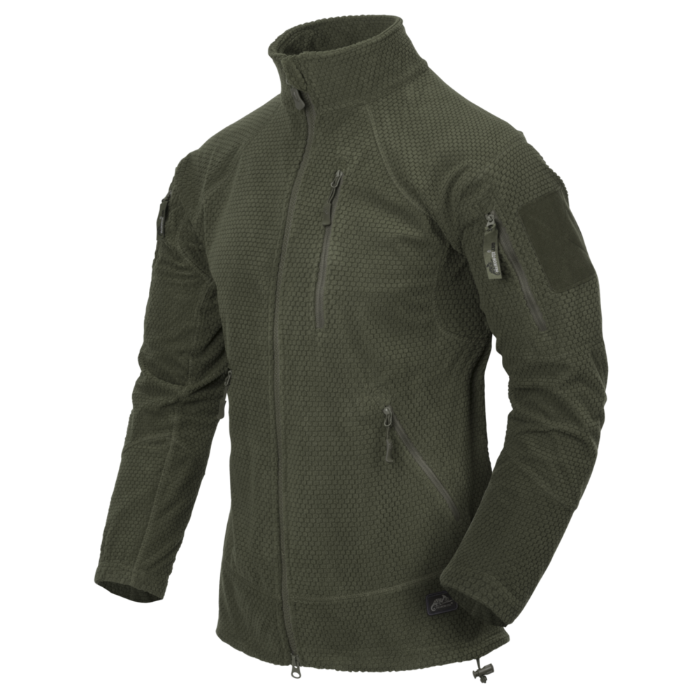 Helikon-Tex ALPHA TACTICAL Jacket Grid Fleece OD Green