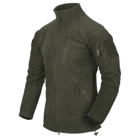 Helikon-Tex ALPHA TACTICAL Jacket Grid Fleece OD Green