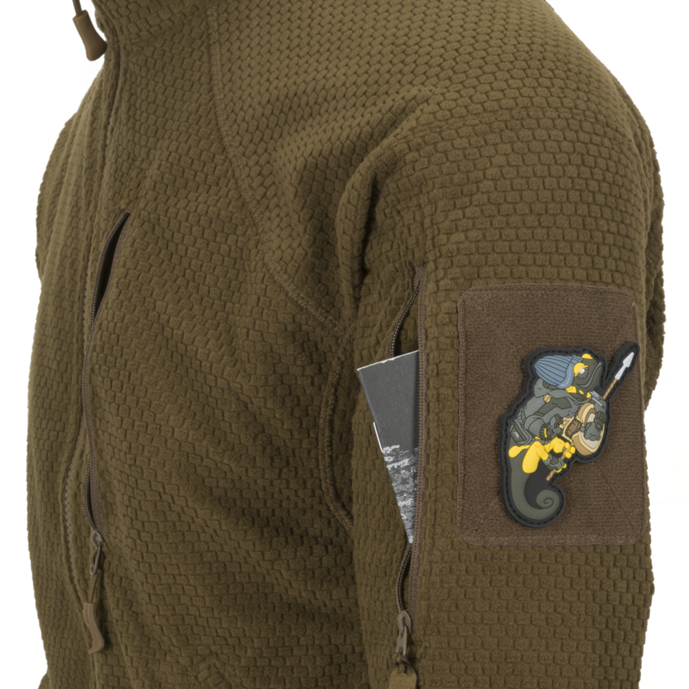 Helikon-Tex ALPHA TACTICAL Jacket Grid Fleece Coyote Helikon-Tex ALPHA TACTICAL Jacket Grid Fleece Coyote