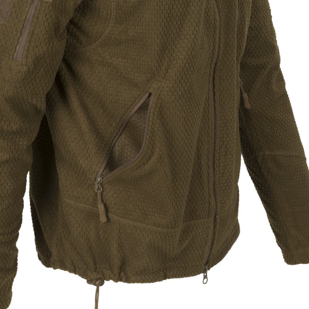 Helikon-Tex ALPHA TACTICAL Jacket Grid Fleece Coyote Helikon-Tex ALPHA TACTICAL Jacket Grid Fleece Coyote