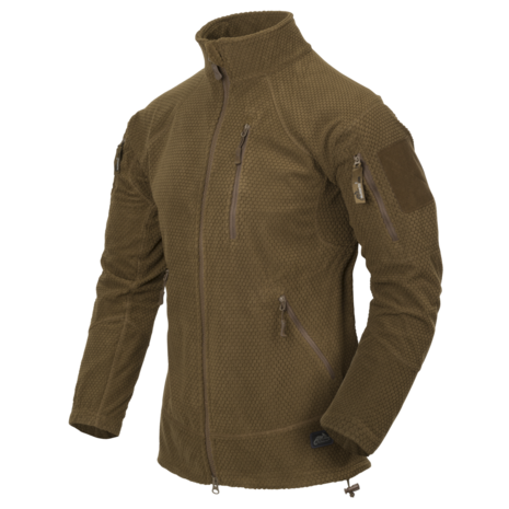 Helikon-Tex ALPHA TACTICAL Jacket Grid Fleece Coyote Helikon-Tex ALPHA TACTICAL Jacket Grid Fleece Coyote