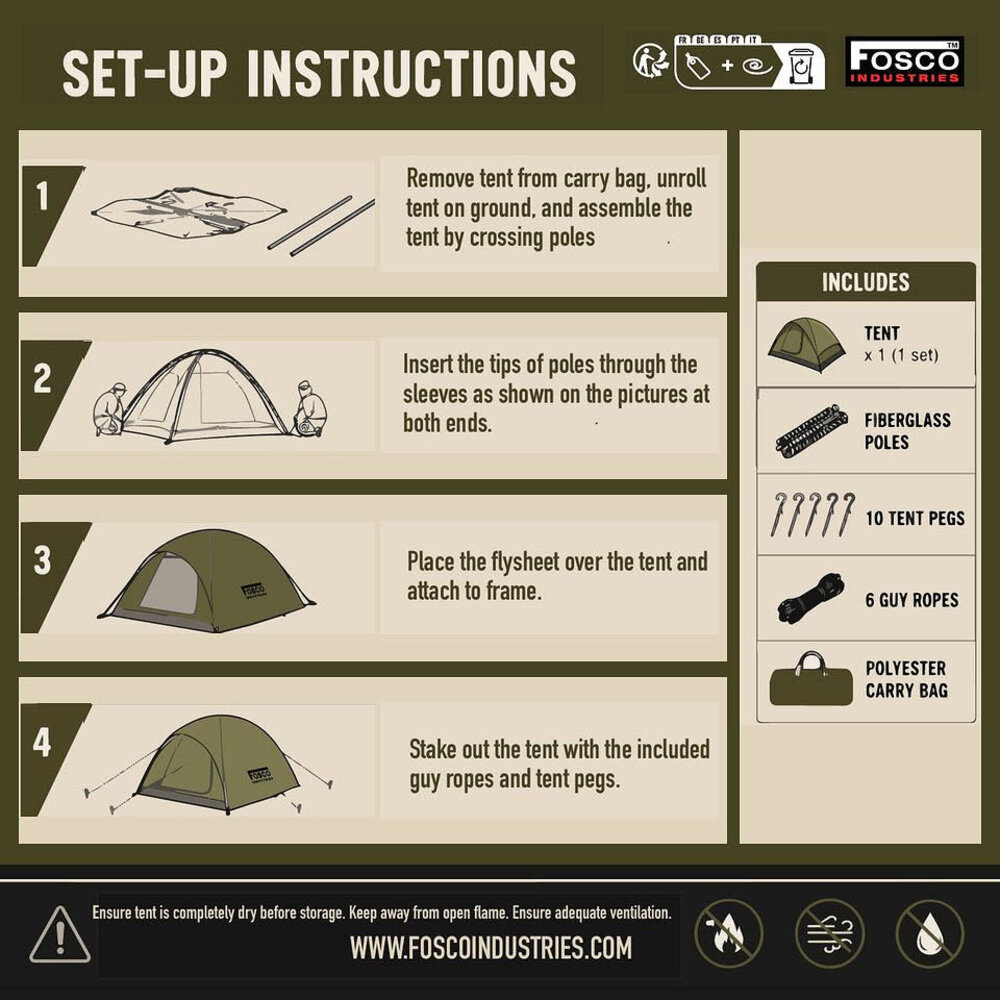 Fosco Outpost Tent 4-person Fosco Outpost Tent 4-person