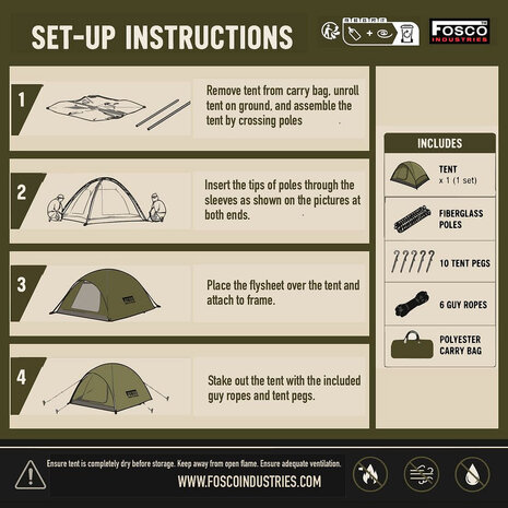 Fosco Outpost Tent 4-person Fosco Outpost Tent 4-person
