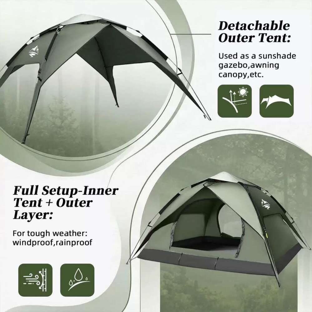Fosco Rapid Pop-Up Tent 3-Person Fosco Rapid Pop-Up Tent 3-Person