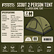 Fosco Scout Tent 2-Person Fosco Scout Tent 2-Person