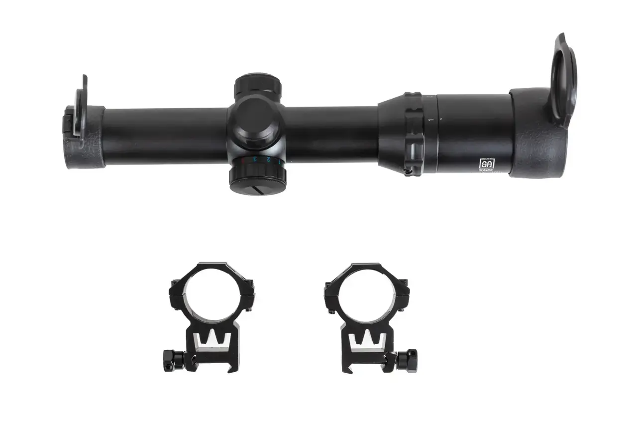 Specna Arms CORE™ 1-4X24RG Rifle Scope Black Specna Arms CORE™ 1-4X24RG Rifle Scope Black