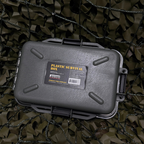 Fosco Plastic Survival Box OD Green Fosco Plastic Survival Box OD Green