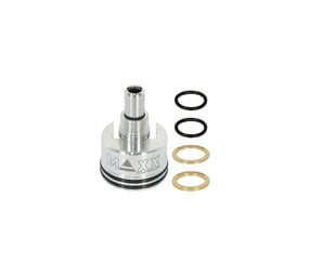 Maxx Model CNC Stainless Steel Double Air Seal Threaded Cylinder Head V2 AEG Gearbox (only)