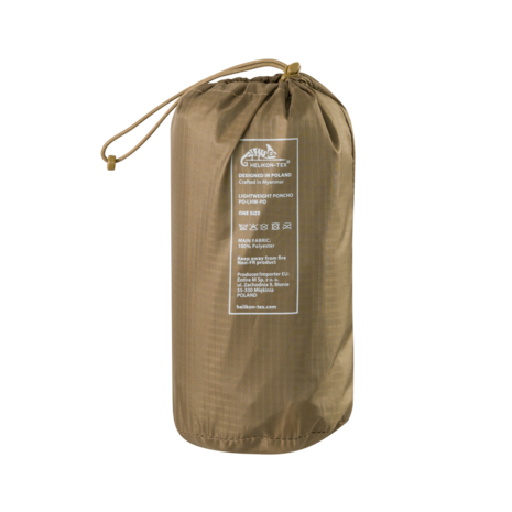 Helikon-Tex Lightweight Poncho Black Helikon-Tex Lightweight Poncho Black