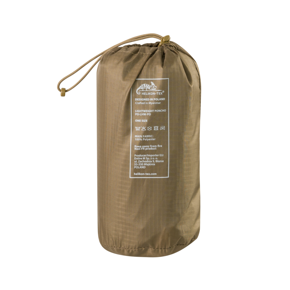Helikon-Tex Lightweight Poncho Coyote Helikon-Tex Lightweight Poncho Coyote