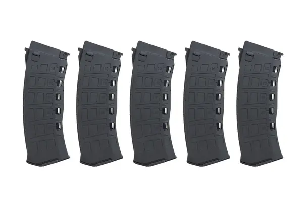 Arcturus EMM AK12 5 pack Mid-Cap 130/ 30 rds Black