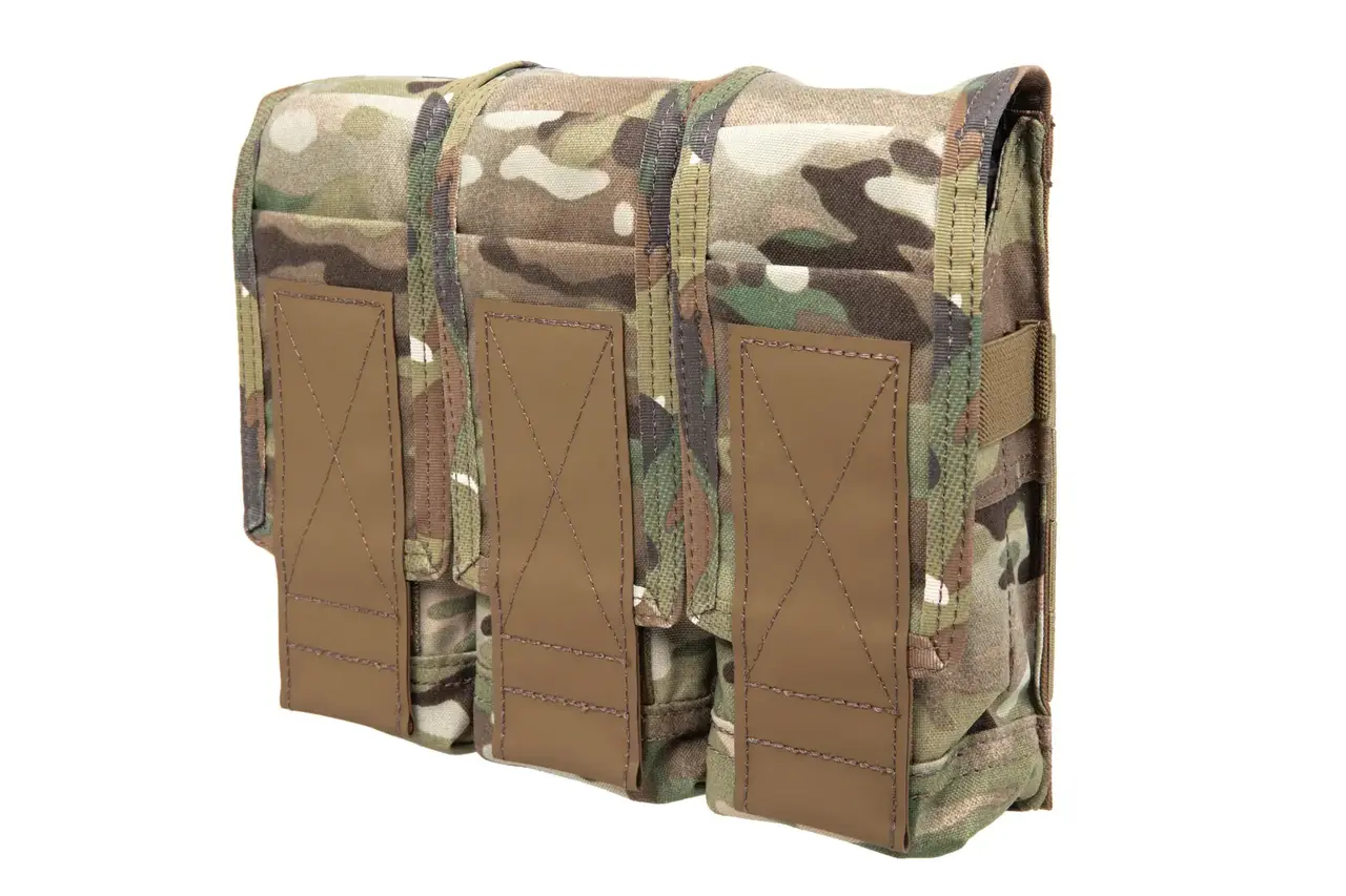 Emerson Triple Lockable 7.62mm Magazine Pouch Multicam