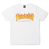Flame Logo Tee - White
