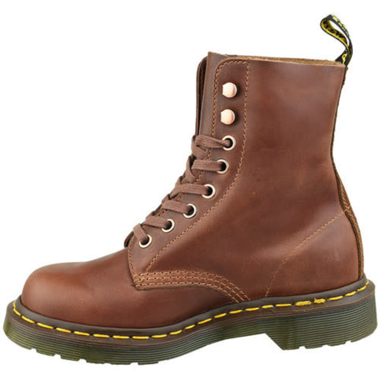 Dr. Martens 1460 Pascal Soapstone+Hi Suede Wp - Tan/Polo Brown - O'Street