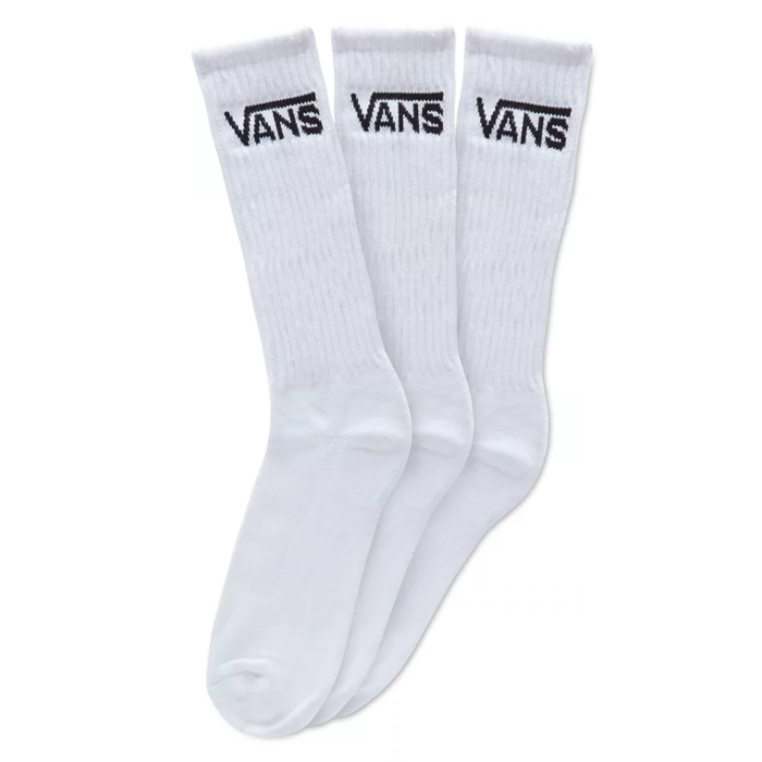 Vans Classic Crew Sock (3 Paires Par Lot) - White