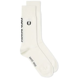 Branded Sock - White 9/11