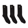 Lot de 3 paires de chaussettes unies en coton mélangé TU  - Black