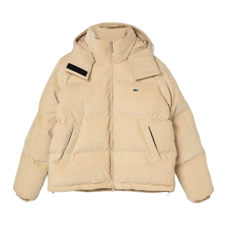 lacoste doudoune beige